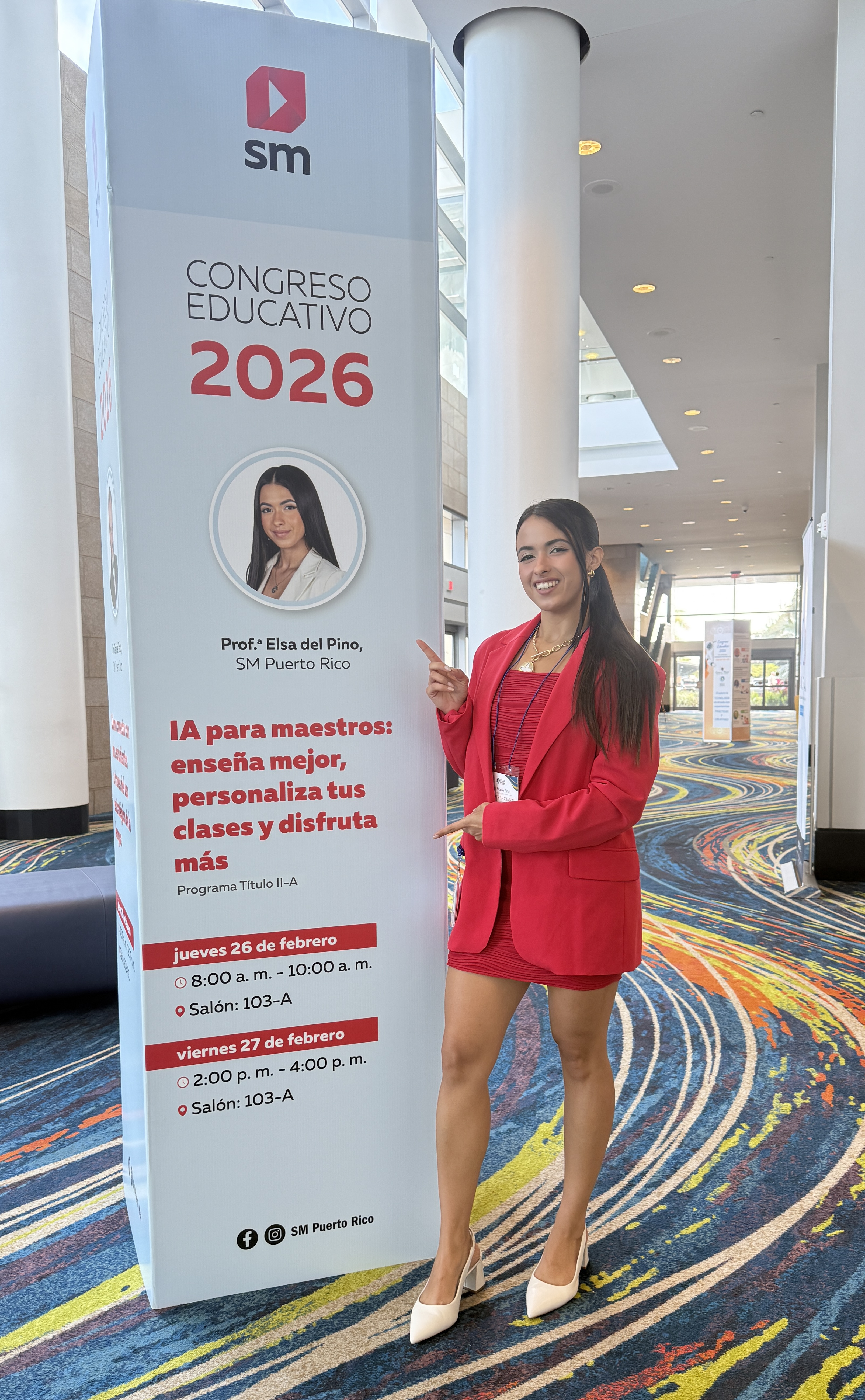 Elsa en el Congreso Educativo SM 2026